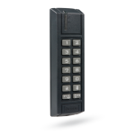 JA-123E BUS outdoor access module with RFID and keypad